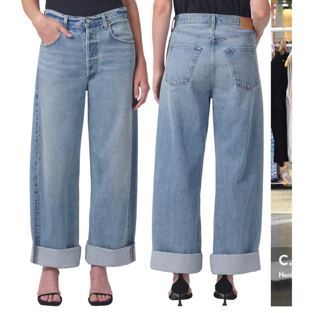 Like-new Citizen of Humanity Ayla Baggy Jeans in Skylights, size 26